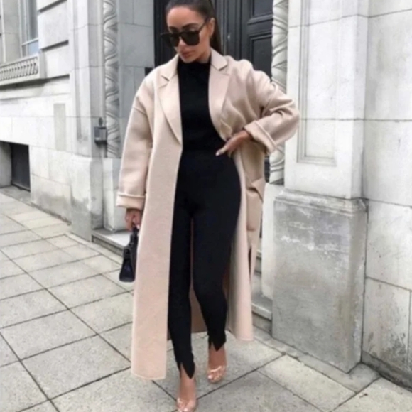 ZARA NEW WOOL BLEND COAT SIZE XS - Picture 8 of 16